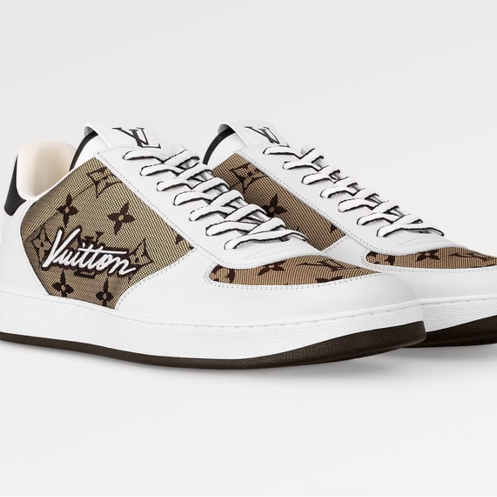 Authentic Louis Vuitton monogrammed sneakers Size 7UK 9 US. Like new! Beautiful!